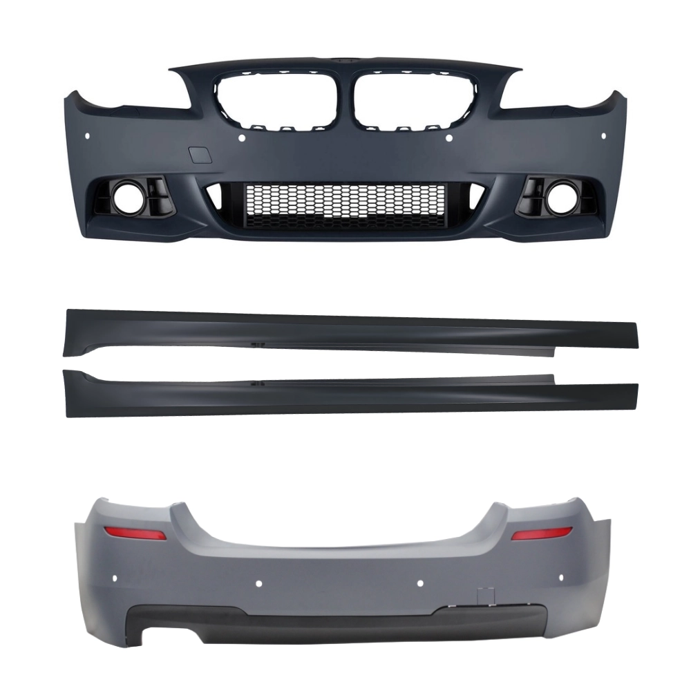 Bmw F10 M Sport Body Kit-Gövde Kiti 2014-2016 | Far Yıkamalı-Park Sensörlü