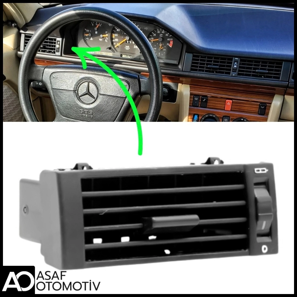Mercedes E Serisi W124 Sol Klima Kalorifer Menfezi 1985-1995
