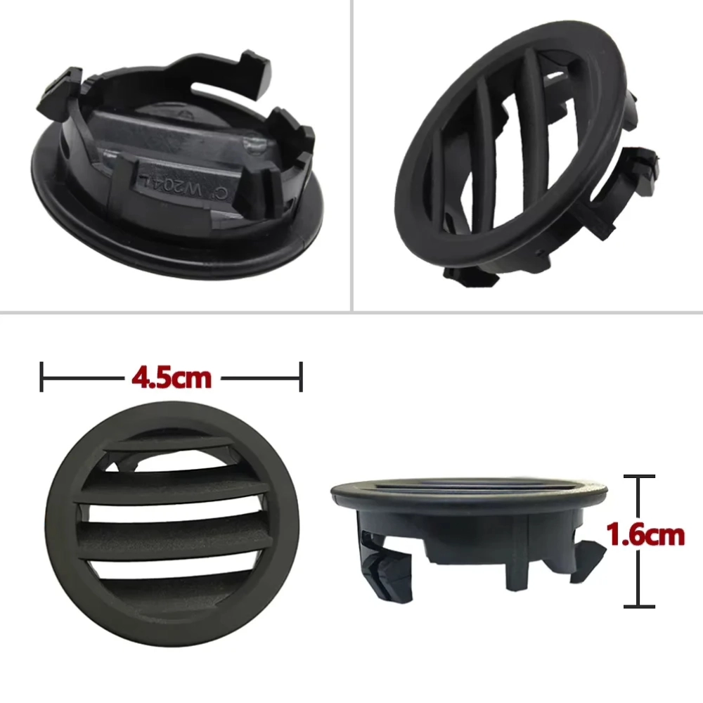 Mercedes C Serisi W204 Üst Yuvarlak Klima Kalorifer Izgarası 2007-2013 | WENDER 2046809987