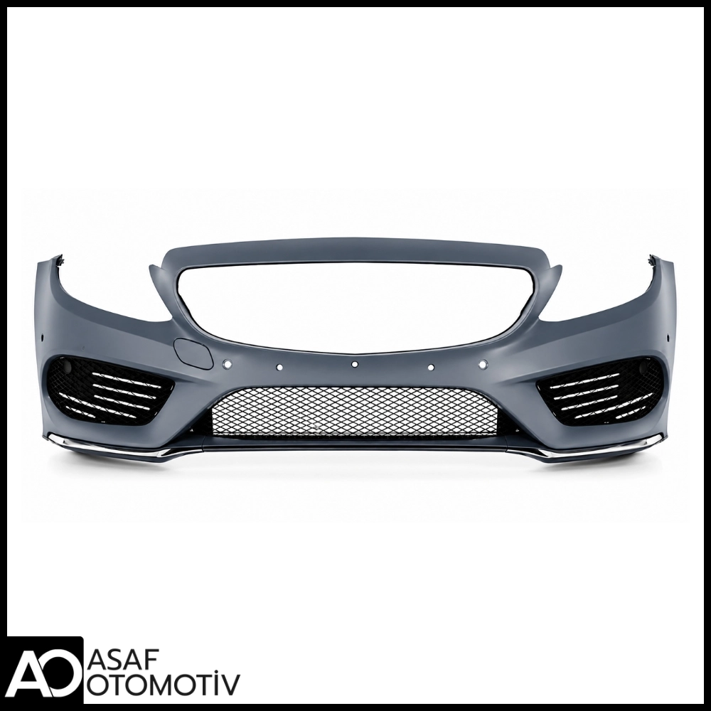 Mercedes C Serisi W205 AMG Ön Tampon Seti 2014-2018