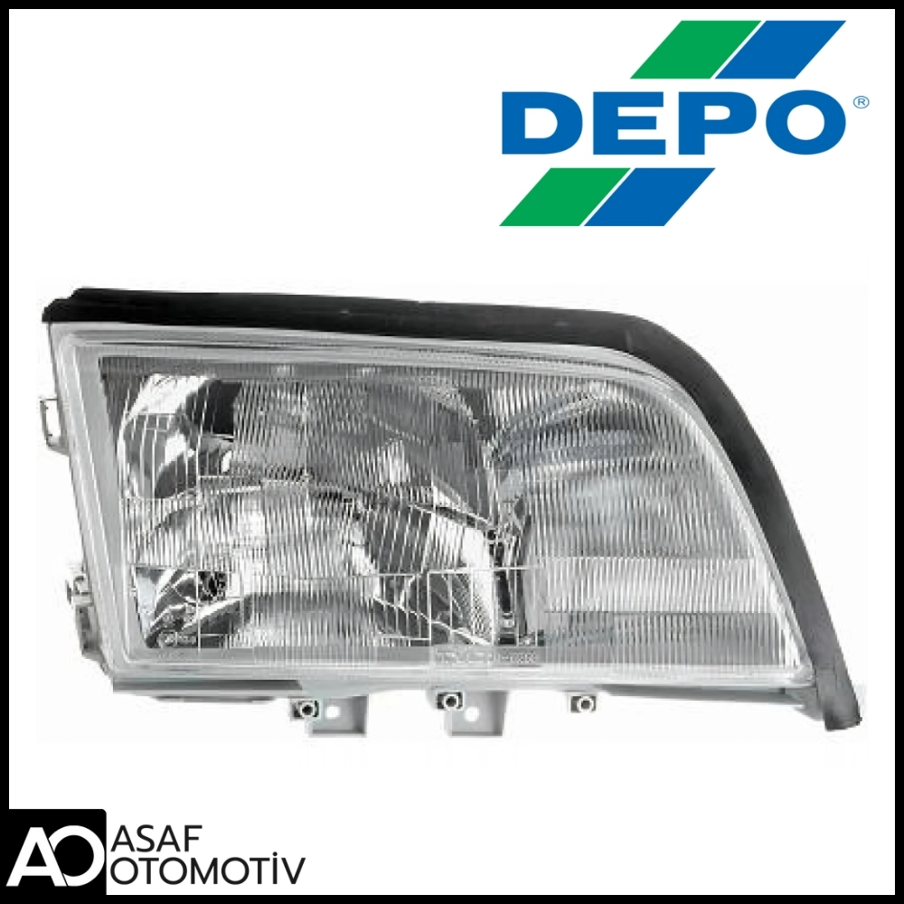 Mercedes C Serisi W202 C220 Sağ Far 1993-1997 | DEPO 440-1107R-LD-E