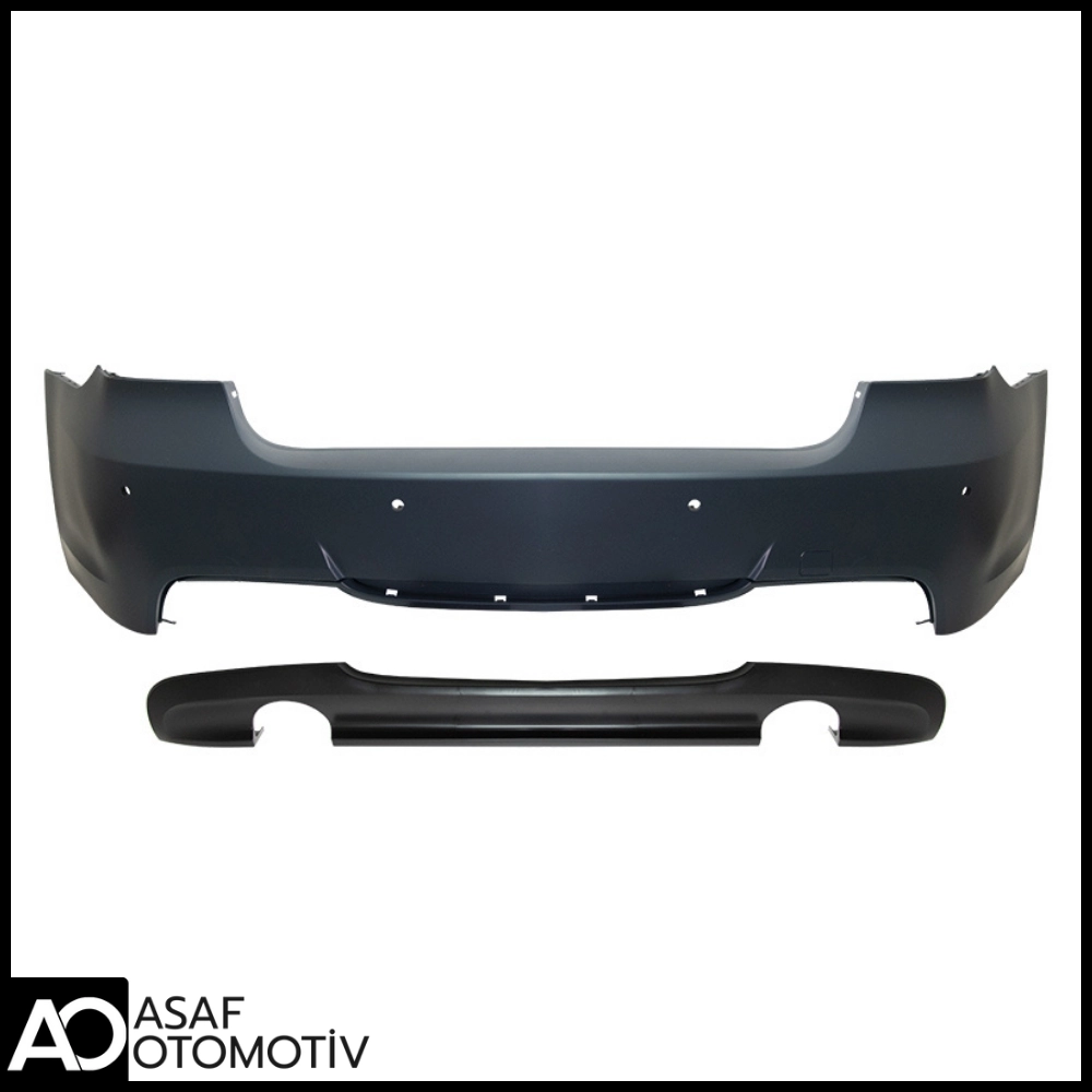 Bmw 3 Serisi E90 M-Sport Arka Tampon Seti 2005-2011 | Park Sensörlü | 335i Tipi