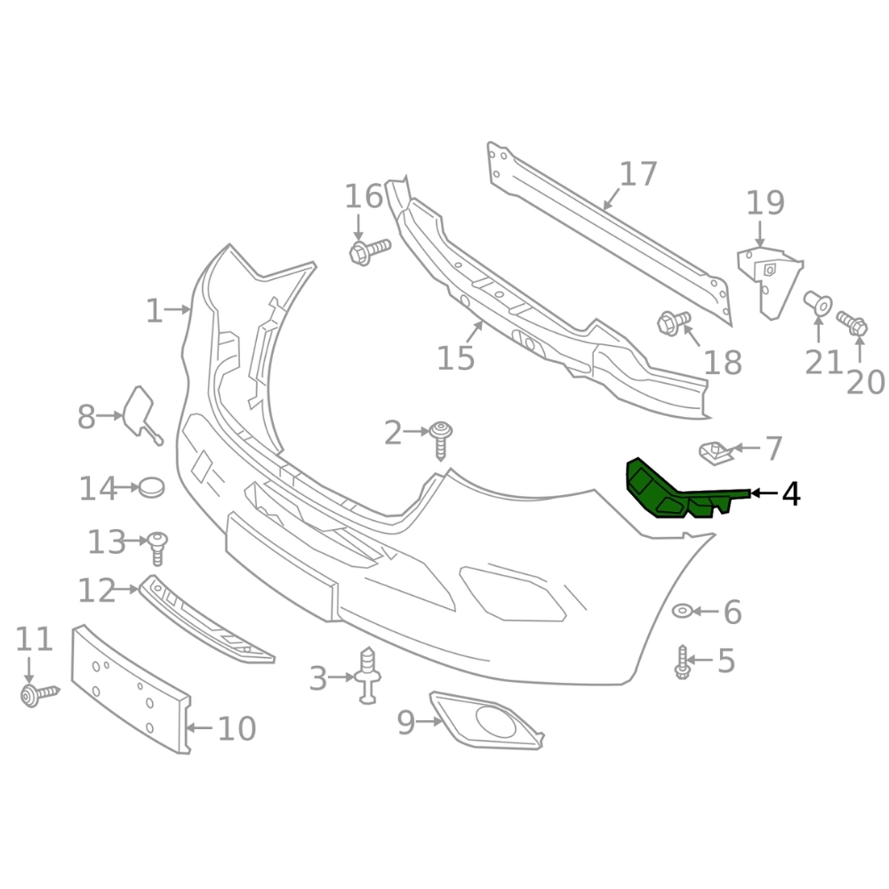 Mercedes W907 Sprinter Sol Ön Tampon Braketi 2019-2026 | WENDER 9108850400