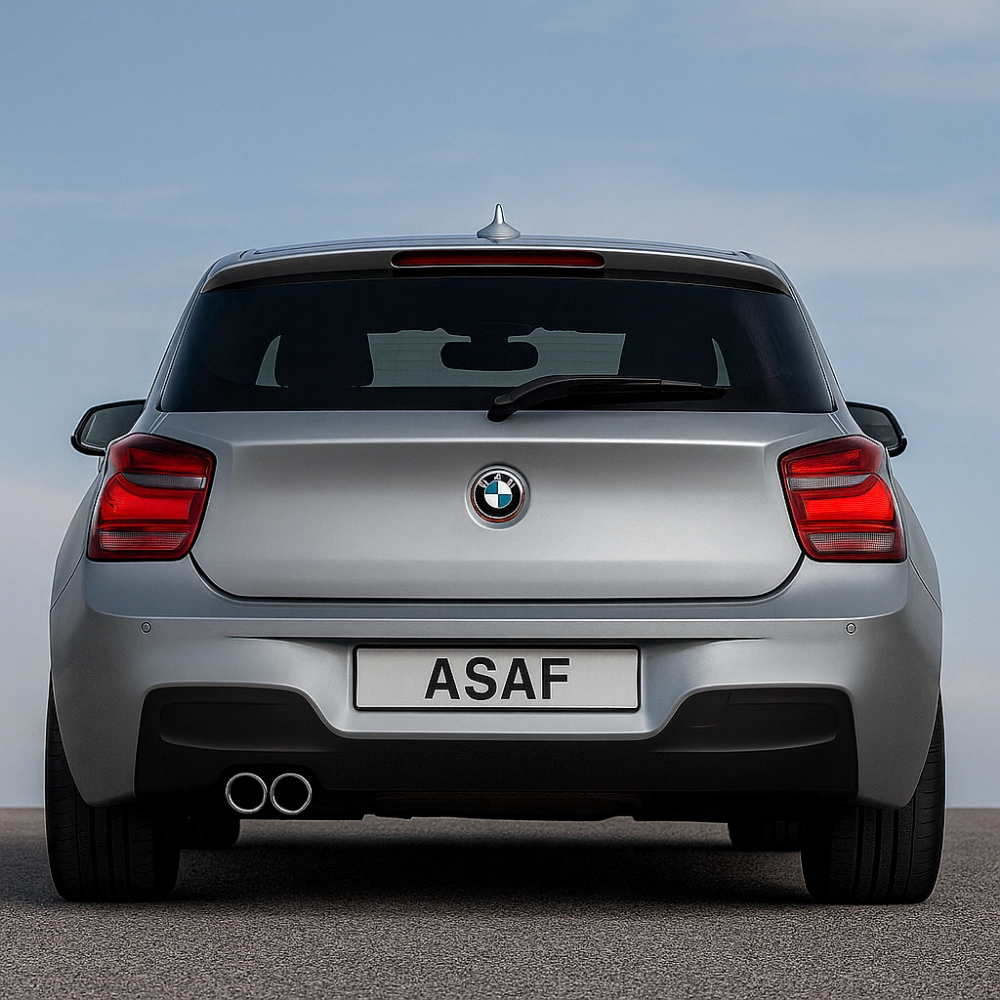 Bmw 1 Seri F20 M Arka Tampon Komple Dolu 2011-2014 Çift Çıkış