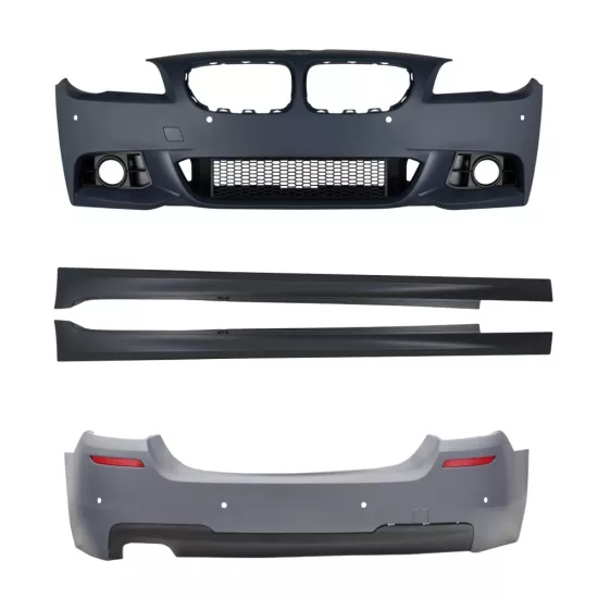 Bmw F10 M Sport Body Kit-Gövde Kiti 2014-2016 | Far Yıkamalı-Park Sensörlü