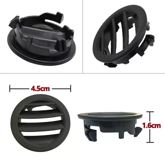Mercedes C Serisi W204 Üst Yuvarlak Klima Kalorifer Izgarası 2007-2013 | WENDER 2046809987