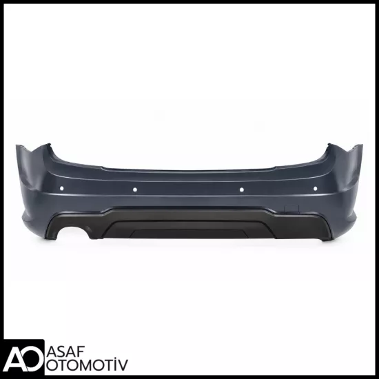 Mercedes C Serisi W204 AMG Arka Tampon Seti 2011-2013 | Park Sensörlü