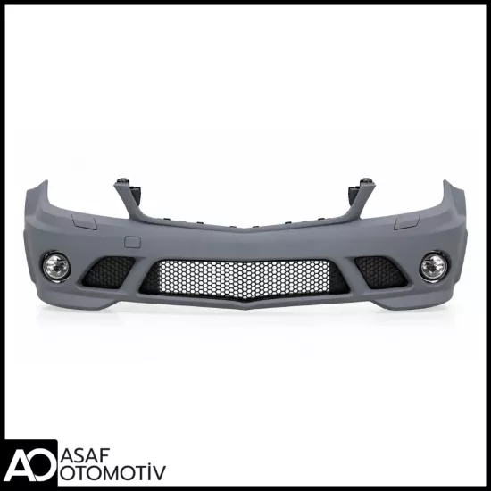 Mercedes C Serisi W204 AMG C63 Ön Tampon Seti 2007-2010 | Sisli | Far Yıkamalı