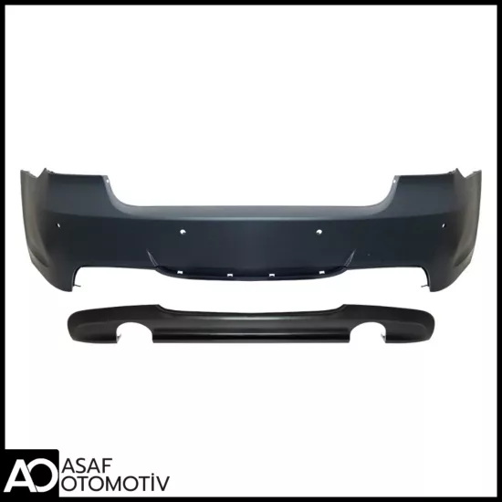 Bmw 3 Serisi E90 M-Sport Arka Tampon Seti 2005-2011 | Park Sensörlü | 335i Tipi