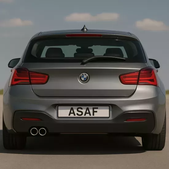 Bmw 1 Seri F20 M Arka Tampon Komple Dolu 2015-2019 Çift Çıkış