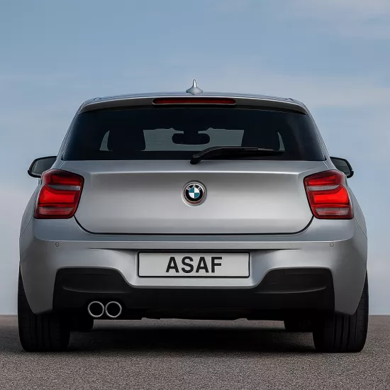 Bmw 1 Seri F20 M Arka Tampon Komple Dolu 2011-2014 Çift Çıkış
