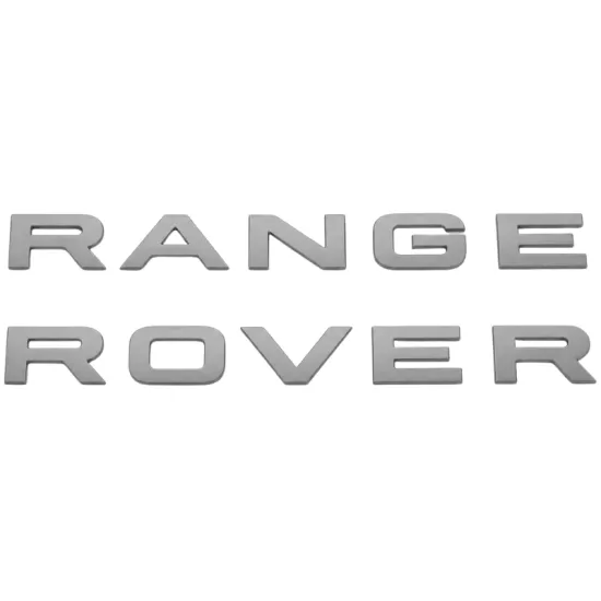 Range Rover Yazısı Mat Gri Renk