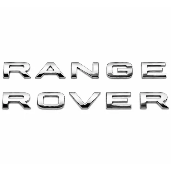 Range Rover Yazısı Parlak Krom Renk